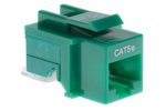Cat5e Tool Less RJ45 Keystone Jack, Green
