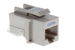 Cat5e Tool Less RJ45 Keystone Jack, Gray