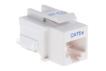 Cat5e Tool Less RJ45 Keystone Jack, White