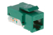 Cat6 Tool Less RJ45 Keystone Jack, Green