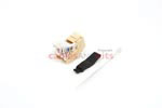 Cat6 Tool Less RJ45 Keystone Jack, Ivory
