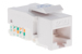 Cat6 Tool Less RJ45 Keystone Jack, White