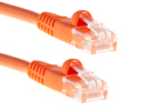 CAT5e Ethernet Patch Cable, Snagless, 4 Foot, Orange
