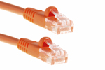 CAT5e Ethernet Patch Cable, Snagless, 7 Foot, Orange