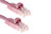 CAT5e Ethernet Patch Cable, Snagless, 1 Foot, Pink