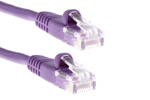 CAT5e Ethernet Patch Cable, Snagless, 100 Foot, Purple