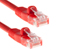 CAT5e Ethernet Patch Cable, Snagless, 6 Foot, Red