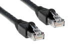CAT6A Ethernet Patch Cable, Snagless, 2', Black