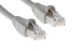 CAT6A Ethernet Patch Cable, Snagless, 1', Gray