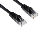 CAT6 Ethernet Patch Cable, Snagless, 4', Black