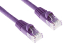 CAT6 Ethernet Patch Cable, Snagless, 7', Purple