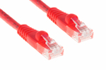 CAT6 Ethernet Patch Cable, Snagless, 6', Red