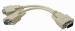 Cables Unlimited VGA HD15 Male-Female (x2) Splitter