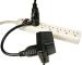 Cables Unlimited Outlet Xtender Power Cord with Pass Through, 1'