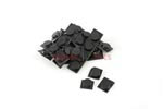 Self Adhesive Rubber Feet, .50 x .150, Qty 100