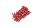 4" Nylon Cable Ties, Red (Qty 100)