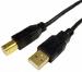 Cables Unlimited USB 2.0 A to B Cable with Gold Connectors, 2M
