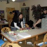 Wrapping some gifts