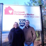 Dianne and Jonathan at Gwinnett Children's Shelter